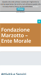 Mobile Screenshot of fondazionemarzotto.it